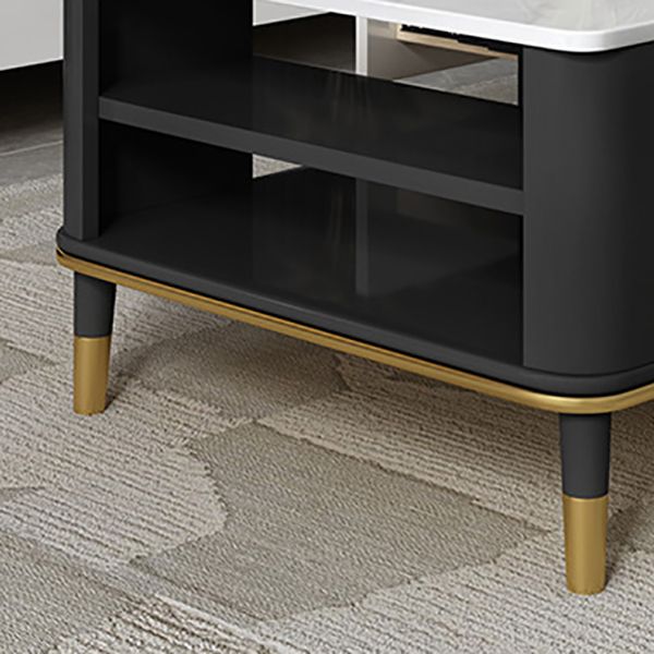 Stone Media Console TV Stand Open Storage TV Stand with Drawer Clearhalo 'furn' 'furn_tv_stands_entertainment_centers' 'Furniture' 'Living Room Furniture' 'TV Stands & Entertainment Centers' 'TV Stands & Media Storage Furniture' 'tv_stands_entertainment_centers' 1200x1200_ab8e8d0e-4c12-4f7a-b1c4-68335cc70d92