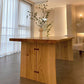 Dining Room Dinner Kitchen Table Solid Wood Double Pedestal Dining Table Clearhalo 'Dining Tables & Seating' 'Dining Tables' 'dining_table' 'furn' 'furn_dining_table' 'Furniture' 'Kitchen & Dining Furniture' 1200x1200_ab9139c7-9c28-4a1a-bc63-af30a64b48a4