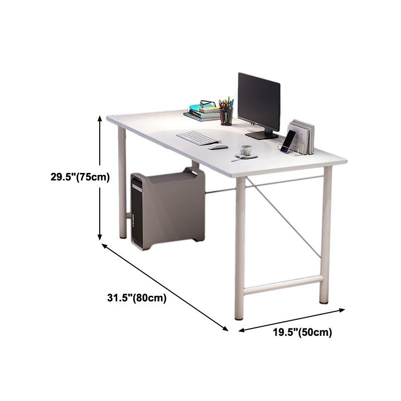 Contemporary Engineered Wood Desk H-Shape Base Desk for Home Office Clearhalo 'furn' 'furn_office_desk' 'Furniture' 'Office Desks' 'Office Furniture' 'office_desk' 1200x1200_ab91ec27-f149-4ecb-b6e0-dc476603f734