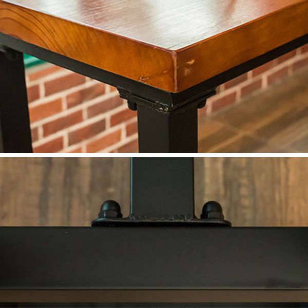 Tavolo da vino in legno massiccio interno tavolo da rettangolo poggiapiedi altezza da pub tavolo da pub