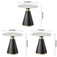 Round Table Dinette Table Contemporary Stone Dinner Room Table with Pedestal Base Clearhalo ' dining_table' 'Dining Tables & Seating' 'Dining Tables' 'furn' 'furn_dining_table' 'Furniture' 'furniture_dining_table' 'Kitchen & Dining Furniture' 'kitchen&dining_furn' 'kitchen' 'kitchen_dining_table' 1200x1200_ab96583e-4d02-4421-9c52-87f52d6a815f