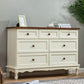 Modern Solid Wood Accent Chest with Drawers 13.77" Wide Chest