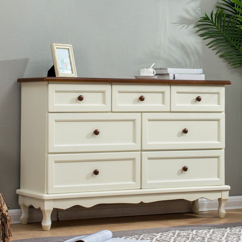 Modern Solid Wood Accent Chest with Drawers 13.77" Wide Chest