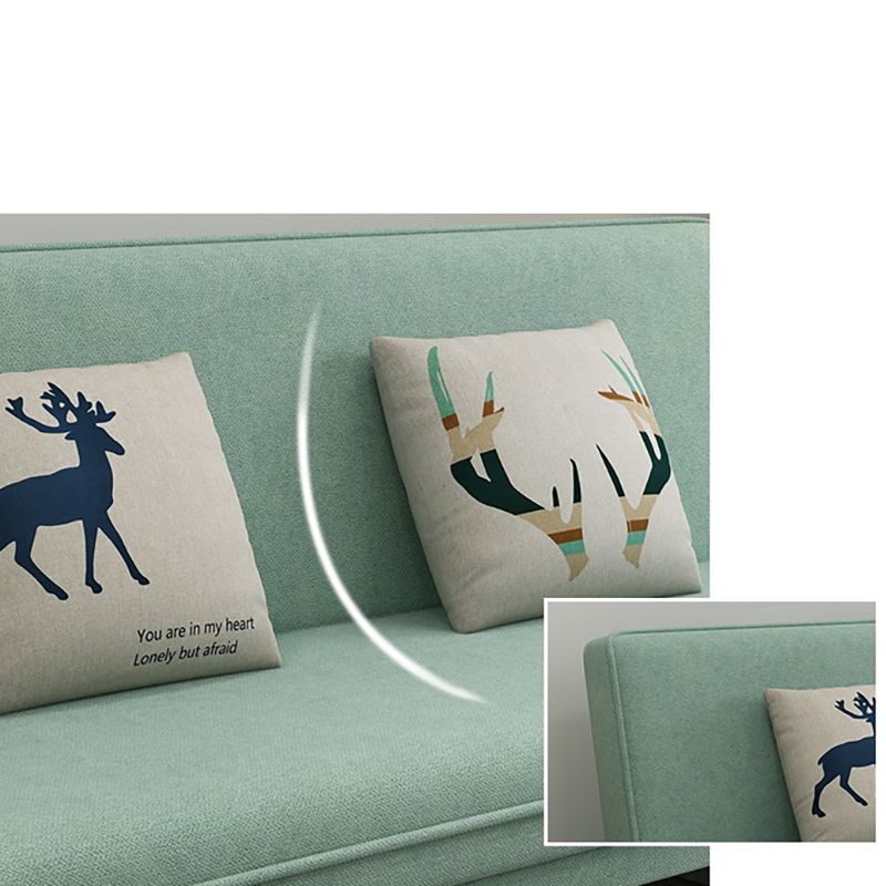 Fabric Adjustable Sleeper Sofa Split Back 59"/66.93"/70.87" Wide Armless Sofa Bed Clearhalo 'furn' 'furn_sofas' 'Furniture' 'furniture_sofas' 'Living Room Furniture' 'Sofa' 'sofas' 1200x1200_ab97b1d9-fa3d-4d24-b89f-df0580a4b2a1