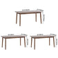 Rectangle Rubber Wood Table Modern Dining Table in Walnut with 4 Legs for Restaurant Clearhalo ' dining_table' 'Dining Tables & Seating' 'Dining Tables' 'furn' 'furn_dining_table' 'Furniture' 'furniture_dining_table' 'Kitchen & Dining Furniture' 'kitchen&dining_furn' 'kitchen' 'kitchen_dining_table' 1200x1200_ab97d65f-3890-4ce0-9d6e-ec5030178e3c