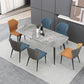Rectangle Grey Tone Dining Table Sintered Stone Table Simplicity with 4 Legs Clearhalo 'Dining Tables & Seating' 'Dining Tables' 'dining_table' 'furn' 'furn_dining_table' 'Furniture' 'furniture_dining_table' 'Kitchen & Dining Furniture' 1200x1200_ab98509b-222c-49f5-96aa-9dc4fb9f6d2e