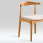 Contemporary Style Side Chair Wood Open Back Dining Chair for Dining Room