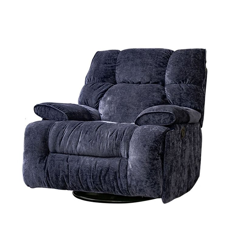 Contemporary Standard Recliner with Tufted Back in Microsuede/Chenille Clearhalo 'Chairs & Seating' 'furn' 'furn_recliners' 'Furniture' 'Living Room Furniture' 'Recliners' 1200x1200_ab999bd9-1cc7-4da3-8d9a-7f4941b1120c