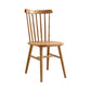 Contemporary Slat Back Stacking Chair Solid Wood Side Chair for Home