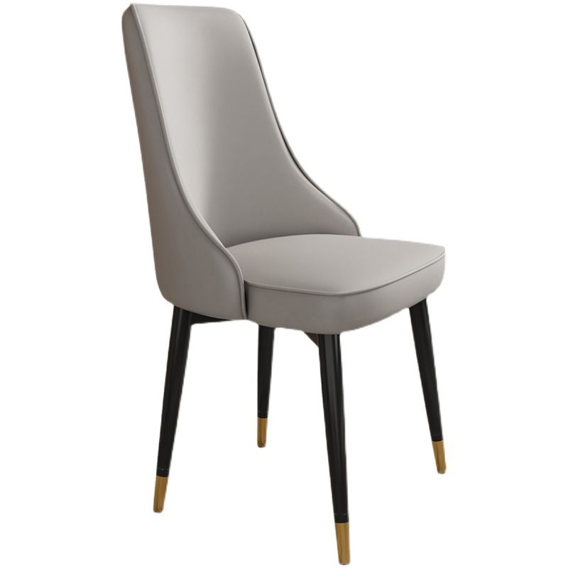Glam Style Side Chair Upholstered Dining Chair for Dining Room