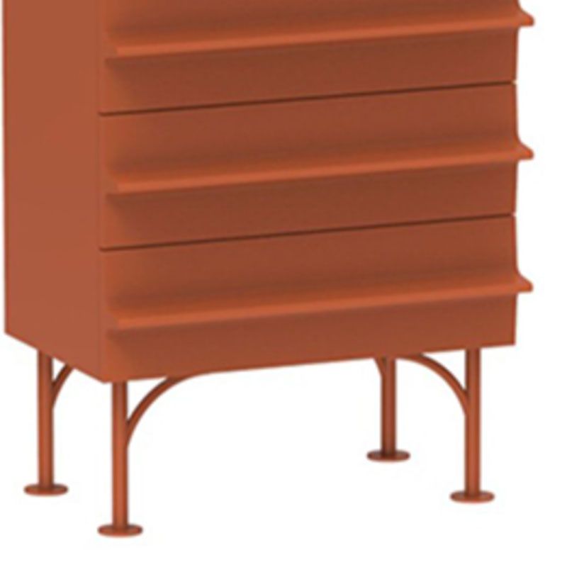 Compatible contemporáneo de almacenamiento vertical de almacenamiento de madera con 4 cajones para el hogar