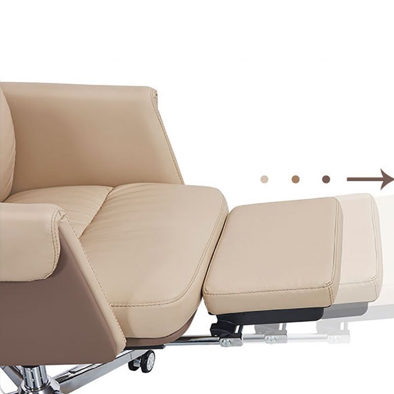 Contemporary Chair Fixed Arms Adjustable Seat Height Office Chair Clearhalo 'furn' 'furn_office_chair' 'Furniture' 'Office Chairs' 'Office Furniture' 'office_chair' 1200x1200_ab9ef880-0da6-4ad1-903c-56413c11c738