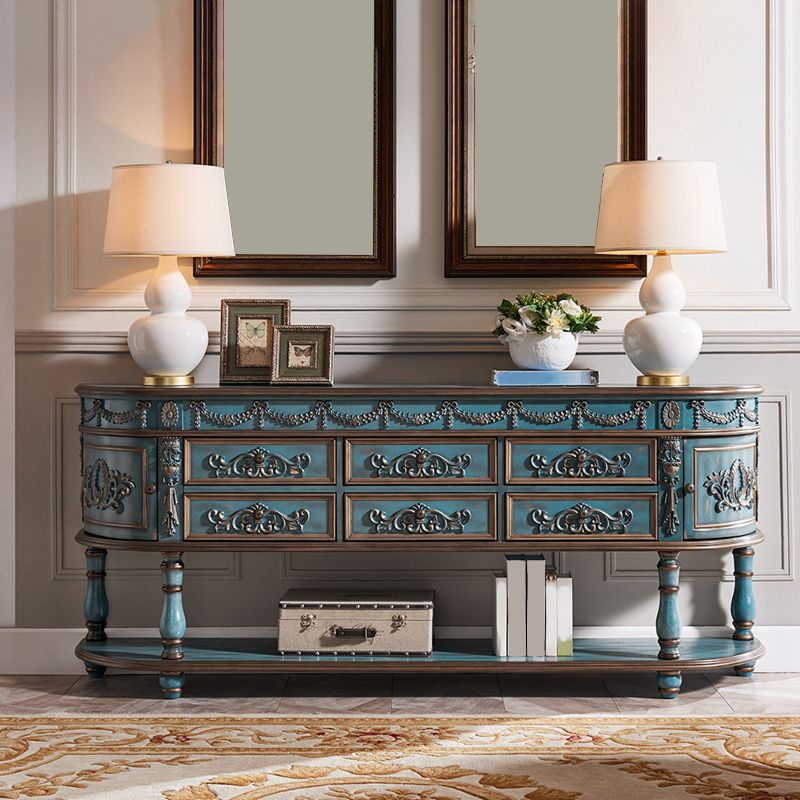 Tavolo da console di Victoria Half Moon Tavolo da divano console per Hall