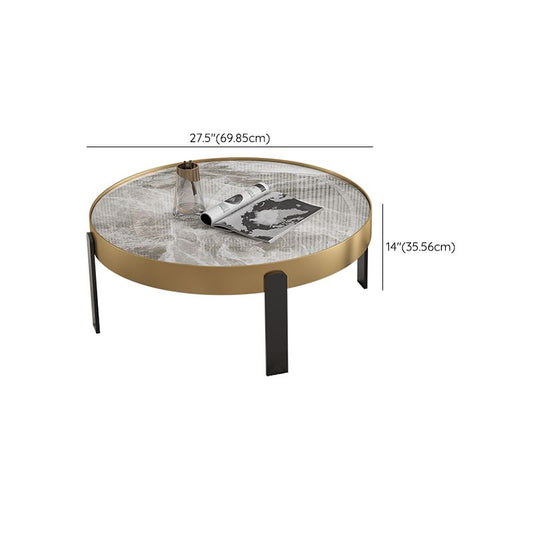 Mesa de café contemporánea de 4 patas Mesa de café de café Slate