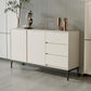 Stone moderno 33.4 "H buffet a buffet 3-drawer sala da pranzo buffet server