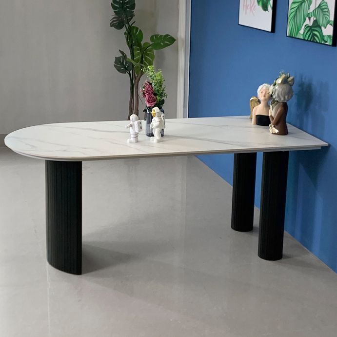 Simplicity Style Free from Dining Site Table Stone Home Dining Room Furniture Clearhalo ' dining_table' 'Dining Tables & Seating' 'Dining Tables' 'furn' 'furn_dining_table' 'Furniture' 'furniture_dining_table' 'Kitchen & Dining Furniture' 'kitchen&dining_furn' 'kitchen' 'kitchen_dining_table' 1200x1200_aba638d5-69b1-466d-899e-8801e9dbe23e