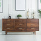 Contemporary Chest Pine 9 - Drawer Bar Pulls Straight Legs Accent Chest Clearhalo 'Cabinets & Chests' 'cabinets_chests' 'furn' 'furn_cabinets_chests' 'Furniture' 'Living Room Furniture' 1200x1200_aba6e91b-6ae2-4cc7-bd70-fa4adcd968df