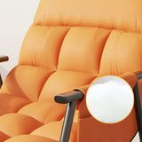 Silla de sofá de estilo moderno silla mecedora interior individual con cojín