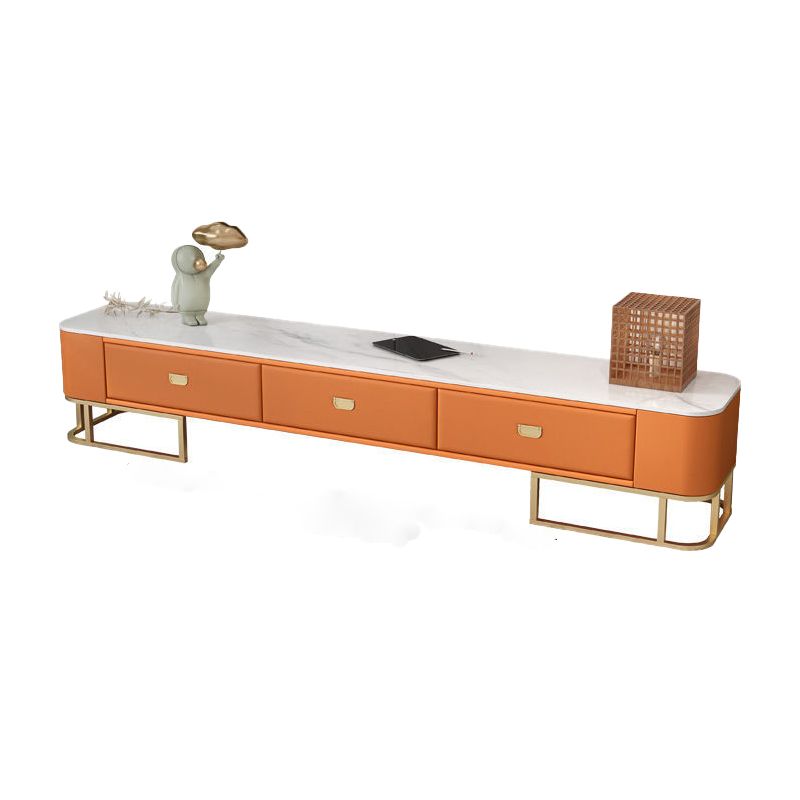 Glam TV Stand Console Stone Media Console TV Stand with Drawers Clearhalo 'furn' 'furn_tv_stands_entertainment_centers' 'Furniture' 'Living Room Furniture' 'TV Stands & Entertainment Centers' 'TV Stands & Media Storage Furniture' 'tv_stands_entertainment_centers' 1200x1200_aba8ff95-9765-4f83-846c-61297a56e45a