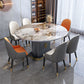 Round Stone Dining Table Traditional Luxury Drop Leaf Trestle Dining Table Clearhalo 'Dining Tables & Seating' 'Dining Tables' 'dining_table' 'furn' 'furn_dining_table' 'Furniture' 'furniture_dining_table' 'Kitchen & Dining Furniture' 'kitchen' 'kitchen_dining_table' 1200x1200_abab01ab-7b39-444a-80e9-c644bb00240c