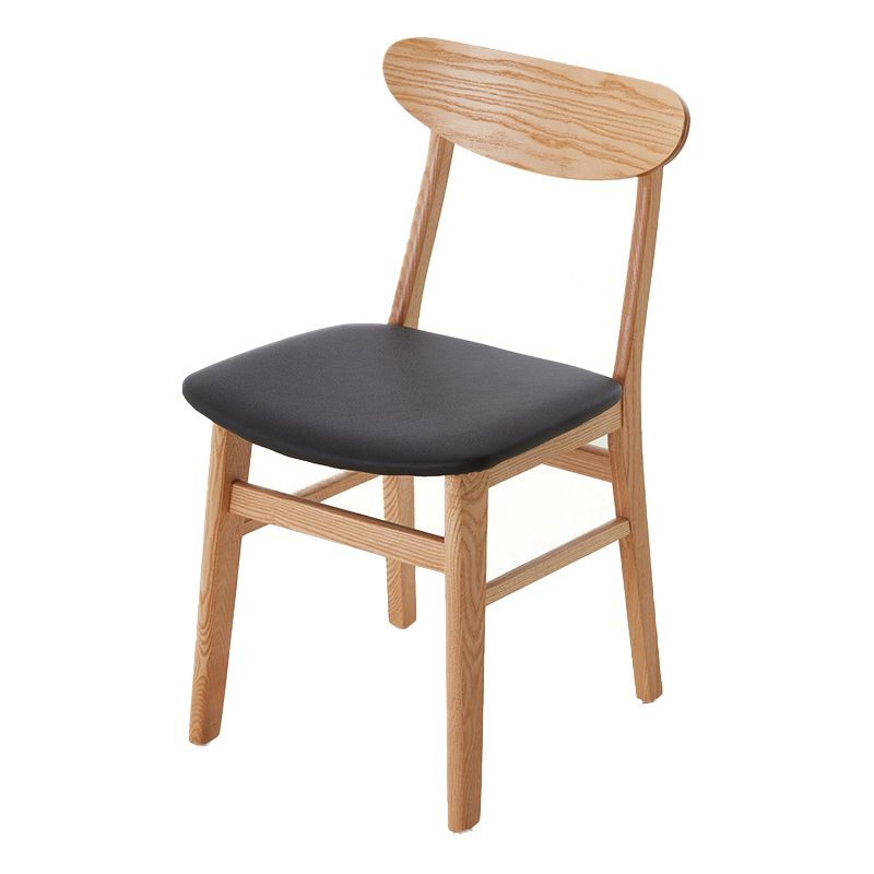 Modern Design Open Back Dining Side Chairs Wood Side Dining Chairs (Set of 2) Clearhalo ' kitchen&dining_furn' 'Dining Chairs' 'Dining Tables & Seating' 'dining_chair' 'furn' 'furn_dining_chair' 'Furniture' 'furniture_dining_chair' 'Kitchen & Dining Furniture' 'kitchen' 1200x1200_abab2fd4-b7c2-49ad-afb9-084e79a77dbf