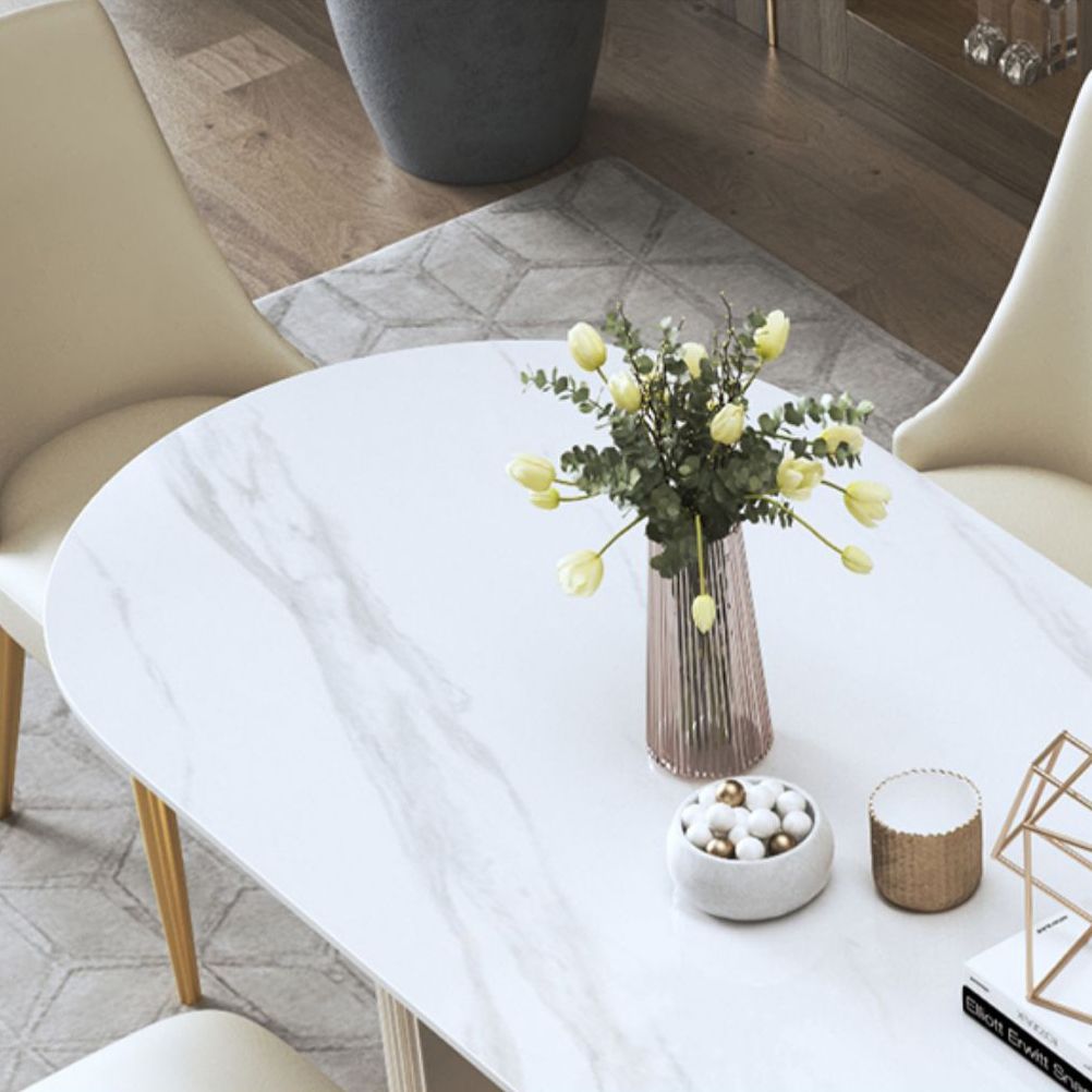 Glam 1/2/5/6/7/8 Pieces Dining Set Sintered Stone Dining Table Set Clearhalo 'Dining Room Sets' 'Dining Tables & Seating' 'dining_room_set' 'furn' 'furn_dining_room_set' 'Furniture' 'furniture_dining_room_set' 'Kitchen & Dining Furniture' 1200x1200_abab9d0b-b9d3-47f1-bbe6-6813e236bbed