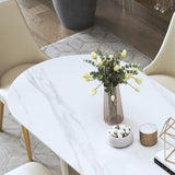 Glam 1/2/5/6/7/8 Pieces Dining Set Sintered Stone Dining Table Set Clearhalo 'Dining Room Sets' 'Dining Tables & Seating' 'dining_room_set' 'furn' 'furn_dining_room_set' 'Furniture' 'furniture_dining_room_set' 'Kitchen & Dining Furniture' 1200x1200_abab9d0b-b9d3-47f1-bbe6-6813e236bbed