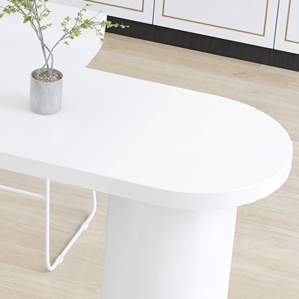 Contemporary Dining Table Pine Solid Wood Table with Double Pedestal for Dining Room Clearhalo ' dining_table' 'Dining Tables & Seating' 'Dining Tables' 'furn' 'furn_dining_table' 'Furniture' 'furniture_dining_table' 'Kitchen & Dining Furniture' 'kitchen&dining_furn' 'kitchen' 'kitchen_dining_table' 1200x1200_abacf6f4-4049-4ab6-96eb-3068d83b8f93