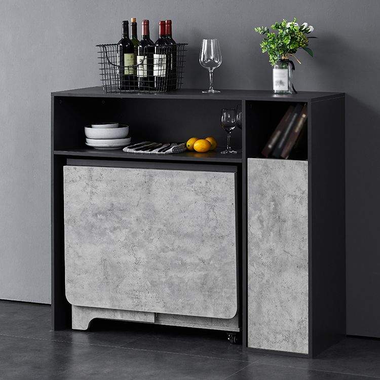 Foldable Artificial Wood Table Modern Rectangle Table with Storage (only table) Clearhalo ' dining_table' 'Dining Tables & Seating' 'Dining Tables' 'furn' 'furn_dining_table' 'Furniture' 'furniture_dining_table' 'Kitchen & Dining Furniture' 'kitchen&dining_furn' 'kitchen' 'kitchen_dining_table' 1200x1200_abae81a9-35c5-43a5-851f-adf645c43c62