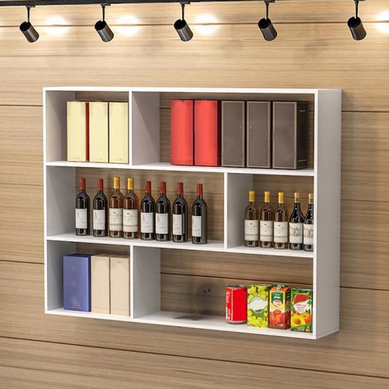 Modern Wall Mounted Bottle Wine Rack Manufactured Wood Wine Bottle Holder Clearhalo 'furn' 'furn_wine_racks' 'Furniture' 'Kitchen & Dining Furniture' 'Wine Racks' 'wine_racks' 1200x1200_abb3829b-76f6-479a-85d3-1d60e1757e20