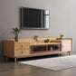 Contemporary Wood TV Stand Enclosed Storage TV Media Stand for Living Room Clearhalo 'furn' 'furn_tv_stands_entertainment_centers' 'Furniture' 'Living Room Furniture' 'TV Stands & Entertainment Centers' 'TV Stands & Media Storage Furniture' 'tv_stands_entertainment_centers' 1200x1200_abb6d88a-b28f-48c9-b572-0c51bc8e7ba9