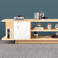 Scandinavian Coffee Table with Shelves and 1 Drawer Cocktail Table Clearhalo 'Coffee & Accent Tables' 'Coffee Tables' 'coffee_tables' 'furn' 'furn_coffee_tables' 'Furniture' 'Living Room Furniture' 1200x1200_abb959ca-4c8e-44b5-9ff4-1e6857964f37