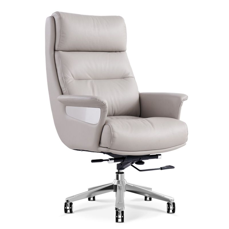 Executive Swivel stoel met stalen frame moderne computerstoel met wielen