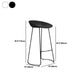 Modern Armless Backrest Counter Stool Iron Bar Stool with Acrylic Seat and Pedal for Cafe Clearhalo 'Bar Furniture' 'Bar Stools' 'bar_stools' 'furn' 'furn_bar_stools' 'Furniture' 'Kitchen & Dining Furniture' 1200x1200_abbc1928-0fd2-488a-a55d-33f8ca118c36