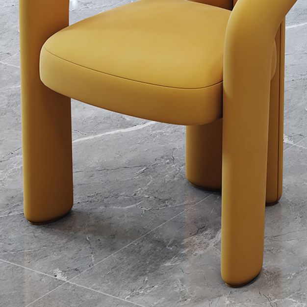 デザイナースタイルベルベットミーティングルームアームチェアオープンマット仕上げダイニングチェア