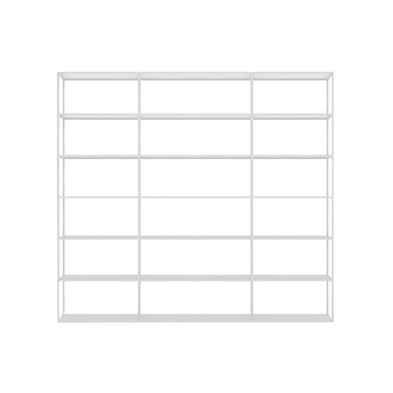 Metal Bookcase Minimalist Book Shelf with Rectangular Shelves Clearhalo 'Bookcases' 'furn' 'furn_bookcases' 'Furniture' 'furniture_bookcases' 'kitchen' 'kitchen_bookcases' 'Living Room Furniture' 'Office Furniture' 1200x1200_abbda730-937a-4210-bb6b-62acc7724c23