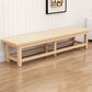 15.7" Wide Modern Entryway and Bedroom Bench Solid Wood Pine Bench Clearhalo 'Benches' 'Chairs & Seating' 'furn' 'furn_benches' 'Furniture' 'Living Room Furniture' 1200x1200_abbff225-7a8b-48bf-acd2-0b3d68fba361