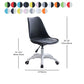 Contemporary Armless Office Chair Plastic Computer Desk Chair Clearhalo 'Furniture' 'furniture_office_chair' 'Office Chairs' 'Office Furniture' 'office_chair' 1200x1200_abc0e417-1f0b-4721-a84b-1d2aa66407be