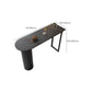 Modern Sintered Stone Bistro Bar Table Double Pedestal Bar Table Clearhalo 'Bar Furniture' 'Bar Tables' 'bar_tables' 'furn' 'furn_bar_tables' 'Furniture' 'Kitchen & Dining Furniture' 1200x1200_abc397b8-3058-475f-a3e0-cd3b74350eac