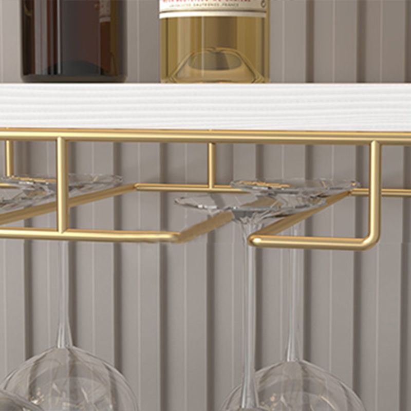 16.9 "x 9" x 7 "モダンワインホルダーラックメタウォールマウントワイン刑務所