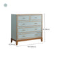 Mid-century Modern Wooden Chest in Blue Rectangle Accent Chest with Drawers Clearhalo 'Cabinets & Chests' 'cabinets_chests' 'furn' 'furn_cabinets_chests' 'Furniture' 'Living Room Furniture' 1200x1200_abc60b7d-6d77-4f0f-a29f-02b413b81ee2