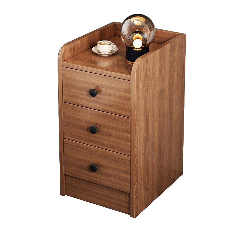 Comodino multi -cassetti moderno tavolo da notte in legno per camera da letto