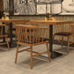 Pedestal Dining Room Table Solid Wood Dining Table for Kitchen