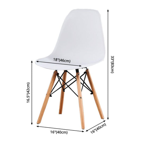 Glam Style Wooden Side Chair Matte Finish Solid Back Dining Chair for Dinning Room Clearhalo ' kitchen&dining_furn' 'Dining Chairs' 'Dining Tables & Seating' 'dining_chair' 'Furniture' 'furniture_dining_chair' 'Kitchen & Dining Furniture' 'kitchen' 1200x1200_abc8c6f3-4ee7-4fa0-a93d-f5b3ed7d2b3d