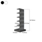 White and Black Corner Bookshelf Closed Back Contemporary Iron Bookshelf Clearhalo 'Bookcases' 'Furniture' 'furniture_bookcases' 'kitchen' 'kitchen_bookcases' 'Living Room Furniture' 'Office Furniture' 1200x1200_abc959e5-70ac-4d4d-8a73-9170418136d7