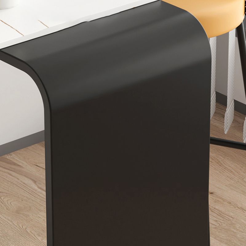 Modern Style Stone Rectangle Bar Height Pub Table for Living Room Clearhalo 'Bar Furniture' 'Bar Tables' 'bar_tables' 'furn' 'furn_bar_tables' 'Furniture' 'Kitchen & Dining Furniture' 1200x1200_abcbde7f-4556-4f35-a3f7-4f3ec6d2acc8