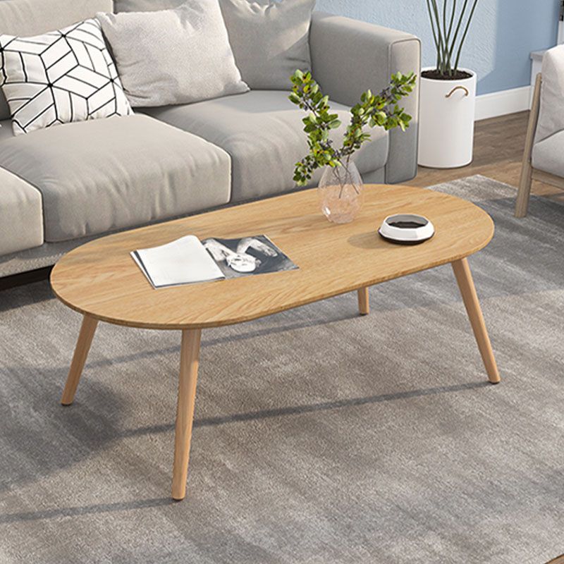 4 Legs Coffee Table Geometric Wood Cocktail Table in White and Natural Clearhalo 'Coffee & Accent Tables' 'Coffee Tables' 'coffee_tables' 'furn' 'furn_coffee_tables' 'Furniture' 'furniture_coffee_tables' 'Living Room Furniture' 1200x1200_abcc75cf-d5de-4c97-9bb2-f251e7267e31