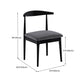 Black Pine Wood Modern Dining Table Set 1/5/7 Pcs Dinette Set for Home Clearhalo 'Dining Room Sets' 'Dining Tables & Seating' 'dining_room_set' 'furn' 'furn_dining_room_set' 'Furniture' 'Kitchen & Dining Furniture' 1200x1200_abd0cafd-c40a-41f8-91c1-627487e5ce6d