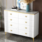 Glam Chest Bedroom Stone 15.7" Wide Chest in White with Drawers Clearhalo 'Bedroom Furniture' 'Dressers & Chests' 'dressers_chests' 'furn' 'furn_dressers_chests' 'Furniture' 1200x1200_abd5292e-360a-4f16-b066-3139bcc7ff38