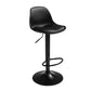 Plastic Adjustable Height Bar Stool Contemporary Upholstered Bar Stool